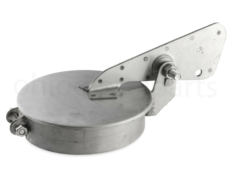 Silenciador de escape de tractor de acero inoxidable de 5 pulgadas tapa climática silenciador aleta de lluvia  Foto 1 de 1