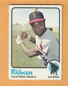 Billy Parker California Angels 1973 Topps #354 Hayneville Alabama arrugado - Imagen 1 de 2