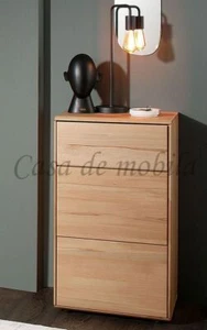 Flur-kommode OKER 51x89x40cm 1 türig Kernbuche massiv natur geölt Telefonschrank - Bild 1 von 7