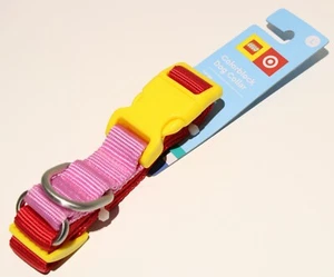 Lego Target Dog Collar LARGE Standard Colorful - Picture 1 of 2