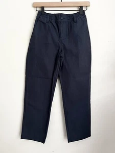 Tea Collection boys navy blue Relaxed Twill Pants 12 - Picture 1 of 6