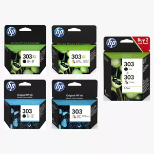 HP 303/HP 303XL Ink Cartridges Original lot - Picture 1 of 12