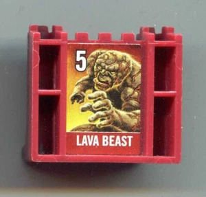 Replacement Red Lava Beast #5 for the 2008 Stratego Capture the Flag Board Game - Picture 1 of 1