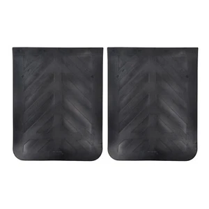 Pair 24" x 30" Mud Flaps Heavy Duty Rubber For Semi Truck Trailer Black - Bild 1 von 8