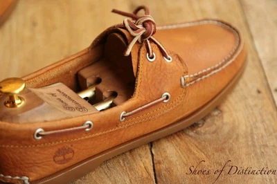 Timberland Cuero Tostado Mocasines Barco Cubierta Zapatos Para Hombre Reino Unido 10.5 EE. UU. 11 M UE 45 Foto 1 de 4