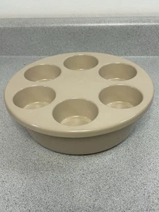 Juego de microware de colección Anchor Hocking Cupcake Bunt Cake Egg Muffin Pan #486 y 484 - Imagen 1 de 12