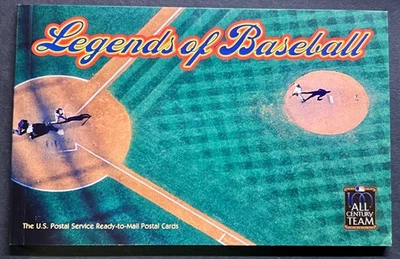 SCOTT #:UX337-56 LEGENDS OF BASEBALL SET OF 20 POSTAL CARDS - Image 1 of 2