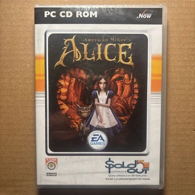 American McGee's Alice (PC CD-ROM, 2000) BRAND NEW SEALED EA Games Windows 95 - Image 1 of 4