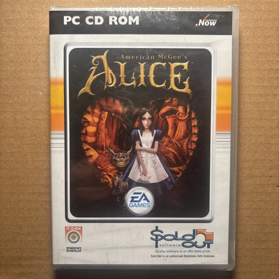 American McGee's Alice (PC CD-ROM, 2000) BRAND NEW SEALED EA Games Windows 95 - Image 1 of 4