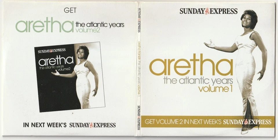 ARETHA FRANKLIN - The Atlantic Years  - Sunday Express Newspaper Promo 2CD Album - Image 1 of 4