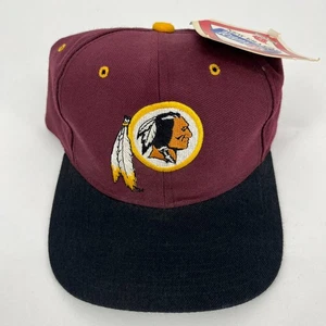 De Colección New Era Washington Redskins Snapback Sombrero Lana Para Hombre Talla Única Rojo Años 90 Nuevo de Lote Antiguo - Imagen 1 de 10