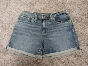 Levi Strauss & Co Damengröße 28 mittellang Stretch mittlere Waschung Jeansshorts - Bild 1 von 3