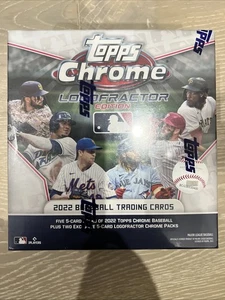 Mega Box 2022 Topps Chrome Logofractor Edition nuovo mai aperto sigillato in fabbrica Witt? - Foto 1 di 1
