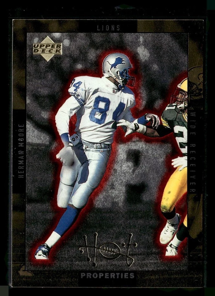 1996 UPPER DECK HOT PROPERTIES HERMAN MOORE CHRIS CARTER - Image 1 of 1