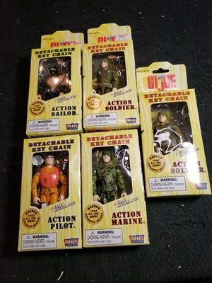 Figuras de acción con llavero desmontable GI Joe 1998 (5) *NUEVO* sellado  Foto 1 de 4
