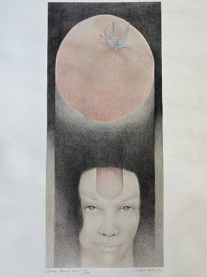 🔥 Litografía moderna afroamericana NEGRO 1975 RARA histórica, Cleveland AMARILLO Foto 1 de 4