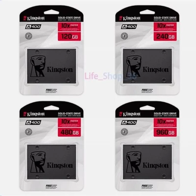 2.5" Solid State Drive PC NEW Kingston SSD A400 120GB 240GB 480GB 960GB SATA lot - Image 1 of 4