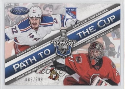 2012-13 Certified Path to the Cup Quarterfinals /399 Brian Boyle Craig Anderson - Image 1 of 2
