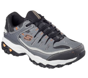 skechers after burn memory fit strike on men's walking shoes