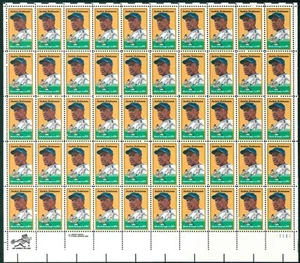 Scott #2016 20¢ Jackie Robinson Mint Sheet MNH CV $58.90 - Picture 1 of 2