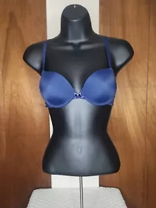 Xhilaration Woman's Dark Blue Perfect T-shirt Bra Size 34A Intimates Lingerie - Picture 1 of 3