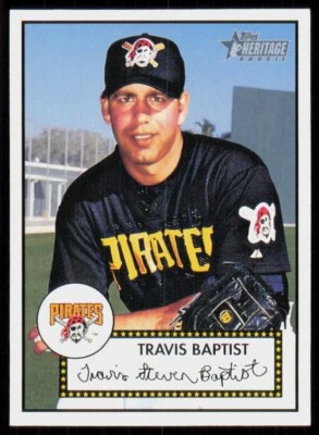 2001 Topps Heritage Travis Baptist Rookie Pittsburgh Pirates #302 - Image 1 of 2
