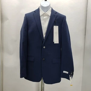 NEW Calvin Klein MILO Stretch Skinny Fit Blue Dress Suit Jacket Sz 44L NEW $450 - Picture 1 of 8