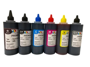 Tinta de recarga de tinte premium 6X250ML alternativa para EcoTank ET-8500 ET-8550 T552 - Imagen 1 de 1