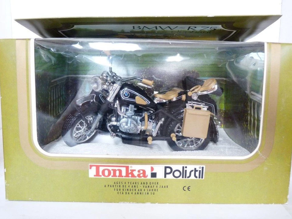 Tonka Polistil 1401 1/15 BMW R75 Elephant Bike Motorcycle Diecast Model Toy - Image 1 of 1