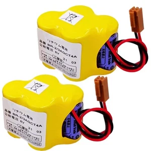 2Pcs BR-2/3AGCT4A 6V Battery for FANUC A98L-0031-0025 A06B-6114-K504 US - Picture 1 of 6