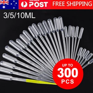 3/5/10ML Plastic Pipettes Eye Dropper Disposable Graduated Transfer Liquid Drop - Picture 1 of 17