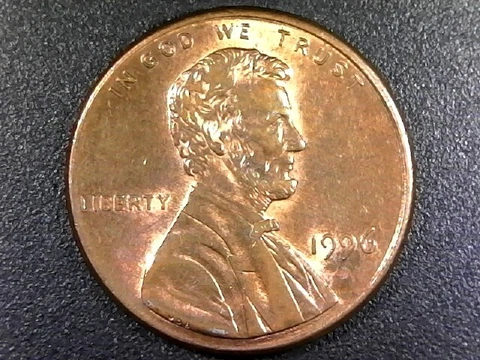 1996 P Lincoln Memorial Cent Cover