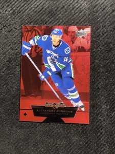 2012-13 UPPER DECK BLACK DIAMOND ALEXANDRE BURROWS SINGLE RUBY RED #ed 66/100