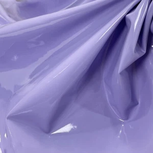 Metallic Glossy Faux Leather Fabric for Clothing Bag DIY Craft Sold By Meter - Picture 1 of 29