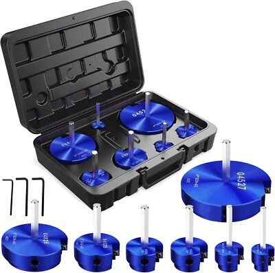 Kit de escariador de tubería de PVC 7 piezas, ahorrador de montaje de PVC, escariador de PVC encaja en estándar 1/2" Foto 1 de 4