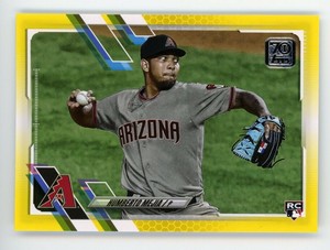 2021 Topps #139 HUMBERTO MEJIA Rookie Card Diamondbacks WALGREENS YELLOW BORDER