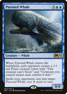 Juego de núcleos de lámina de ballena perseguida (060) 2021 M21 Magic The Gathering - Imagen 1 de 1
