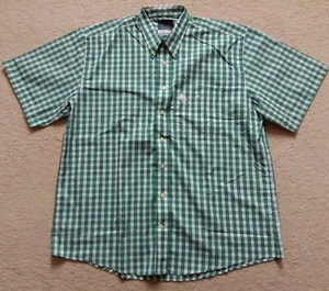 Arrow Short Sleeve Green Gingham Check Shirt Size 2XL (NWOT) - Picture 1 of 4