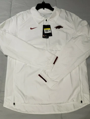 Nike Arkansa Razorbacks 1/4 Zip Jacket Mens Size Small NWT Cover