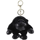  Peluche poupée gorille singe pendentif porte-clés (noir) 1 pièce sac à main mini
