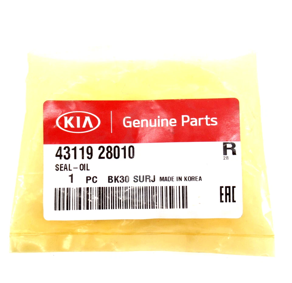 Genuine OEM Kia 43119 28070 RH Transmission Output Shaft Seal - Image 1 of 4