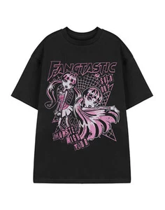 Camiseta Monster High negra manga corta (mujer) - Imagen 1 de 10