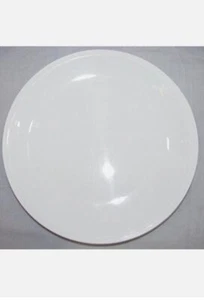 Plate White Plates Dish Serving Flat Plate 8/9 Inch Porcelain Serving plate - Picture 1 of 8