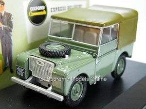 LAND ROVER HUE 166 MK1 MODEL CAR VAN GREEN 1:43 OXFORD MARK SERIES ONE CLASSIC K - Picture 1 of 8