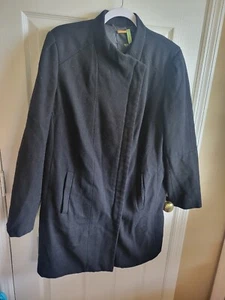 Mossimo Black Women's Wool Moto Style Lined Jacket Size XL - Picture 1 of 11