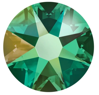 ERINITE SHIMMER GREEN 30ss 6.5mm IHC 2088 Austrian Flatback Rhinestones 144 pcs - Image 1 of 4