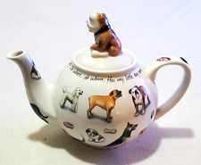 Paul Cardew "Man's Best Friend" Whimsical Mini Teapot England 5.5"