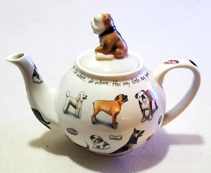 Paul Cardew "Man's Best Friend" Whimsical Mini Teapot England 5.5" - Picture 1 of 5