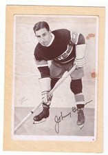 1935-40 Johnny Gagnon #58 Montreal Canadiens Crown Brand Premium Hockey Photo