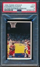 PSA 9 MICHAEL JORDAN 1992-93 Panini Stickers #14 Chicago Bulls HOF GOAT MINT